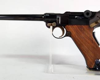 Interarms Mauser Parabellum 9mm Luger Pistol SN# 11 013656, US Seal Stamped On Top Of Frame, 6" Bbl, Manual, 2 Total Mags, In Original Box