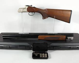Turkey Khan/Kayhan/ Mossberg Int'l Silver Reserve II 20 ga Over/Under Shotgun SN# SR20114623, For 2-3/4" And 3" Shells, Chokes And Choke Tool, In Hard Case