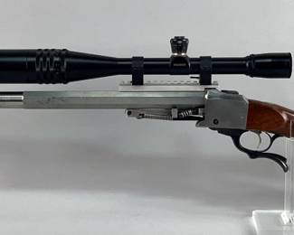 Ruger No. 1 .32-40 Falling Block Lever Action Rifle SN# 132-59822, A.S.S.R.A. #82 Of 100, Weaver CT36 Micro-Trac 36x40 Benchrest Scope With Box, .32-40 Empty Brass, Sierra .32-40 Cast Bullets, And Hoch Bullet Mold, In Hard Case