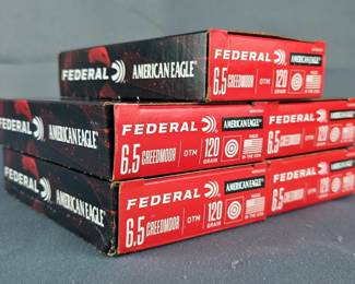 Federal American Eagle 6.5 Creedmoor Ammo, Approx 100 Rounds, Local Pickup Only 