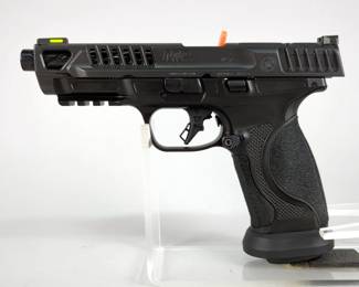 Smith & Wesson M&P 9 M2.0 Competitor 9mm Pistol SN# SDT9200, Metal Frame Witth Cutaway Slide, 6 Total Mags, Paperwork, In Original Hard Case