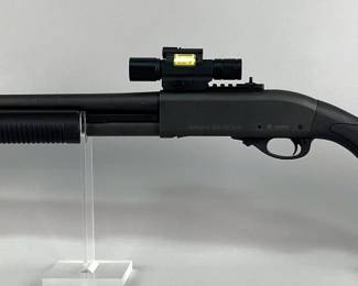  Remington 870 Tactical 12 ga Pump Action Shotgun SN# CC39225A, For 2-3/4" And 3" Shells, 18.5" Bbl, iProtecRM400LSR Flashlight/Laser Combo
