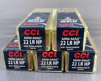 CCI .22LR Mini-Mag Ammo, Approx 500 Rounds, Local Pickup Only 