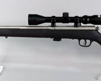 Savage Arms Canada/Savage Arms Mark II .22 LR Bolt Action Rifle SN# 2568637, Fluted Barrel, Bushnell 3-9x40 Scope 
