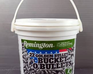 Remington .22LR Golden Bullet Bucket O' Bullets, Approx 1400 Rounds, Local Pickup Only 
