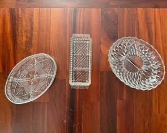Cutglass Platters