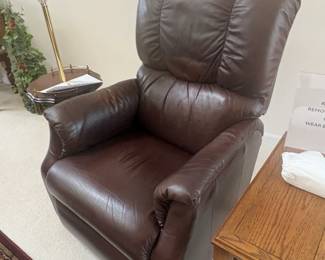 . . . leather reclner