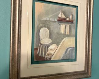 . . . bathroom art