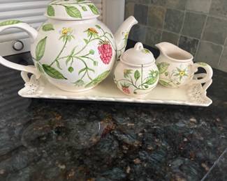 . . . teapot and service