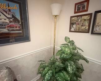 . . . another brass standing lamp