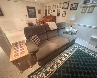 . . . nice grey couch