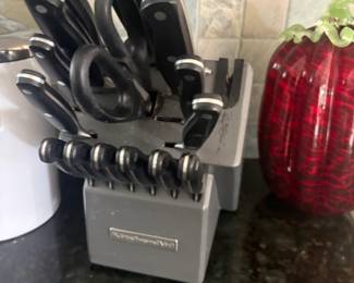 . . . Kitchen Aid knife set
