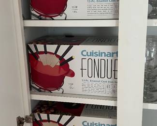 3 Cuisinart  Fondue Sets