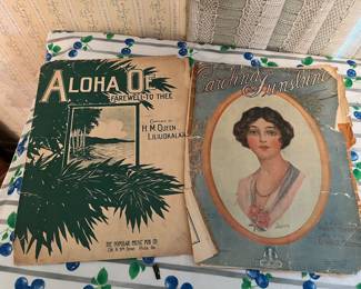 Sheet music from 1915