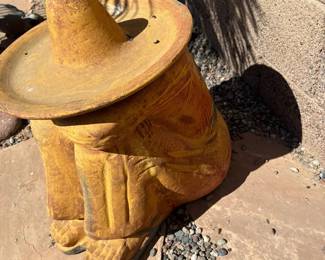 TerraCotta Resting Sombrero Man