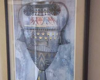 Tall Grecian Pot Print