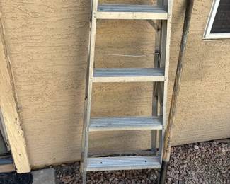 Working Ladder And Shovel
