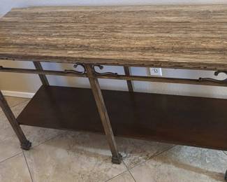 Granite  Metal Sofa Table
