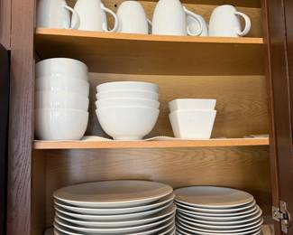 World Market White Dish Set