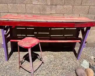 Fun Rustic Garden Bench And Seat