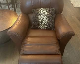 Brown LaZBoy Leather Rocker Recliner