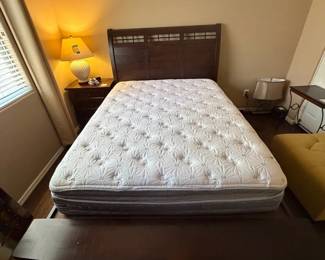 Queen Mattress  Bed Frame