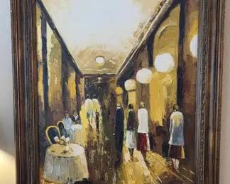 Oversized Restaurant Art