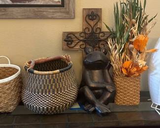 Rustic Tabletop Decor  Storage Ideas