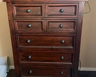 Tall Wooden Dresser