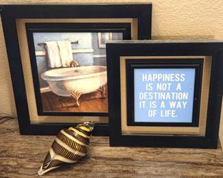 Complementary Brown And Blue Decor