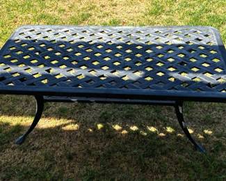 Metal Patio Sofa Table