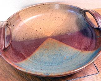 Handmade ceramic platter