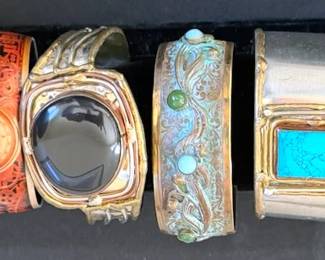 Assorted cuff bracelets