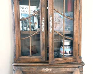 Secretary desk with hutch