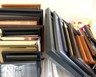 Assorted picture frames