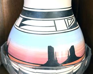 Assorted Native American pottery