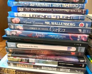 DVD's: Apollo 13, Cirque du Soleil, Band of Brothers
