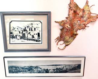 Assorted wall art