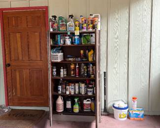 Paints, cleaners etc
