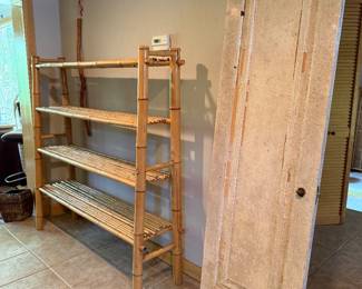 Cool bamboo/rattan shelf