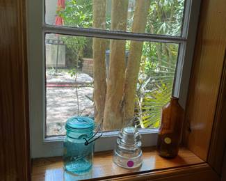 Old insulator, bottle, jar