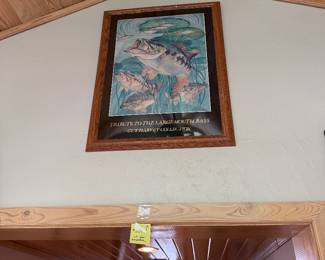 Guy Harvey signed fish art