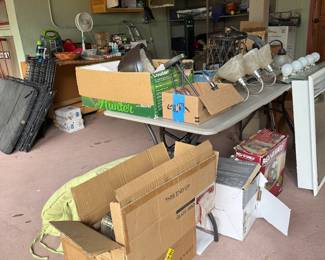 Several light fixtures many have not been used