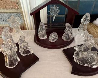 Princess house nativity set with original boxes