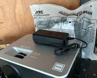RCA projector & onn projector screen