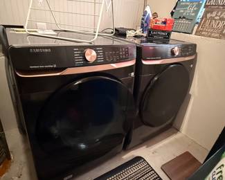 Samsung Smart Washer & Dryer Set 5.0 Cu. Ft. • Steam • Wi-Fi • 2024 Model • Matching Set