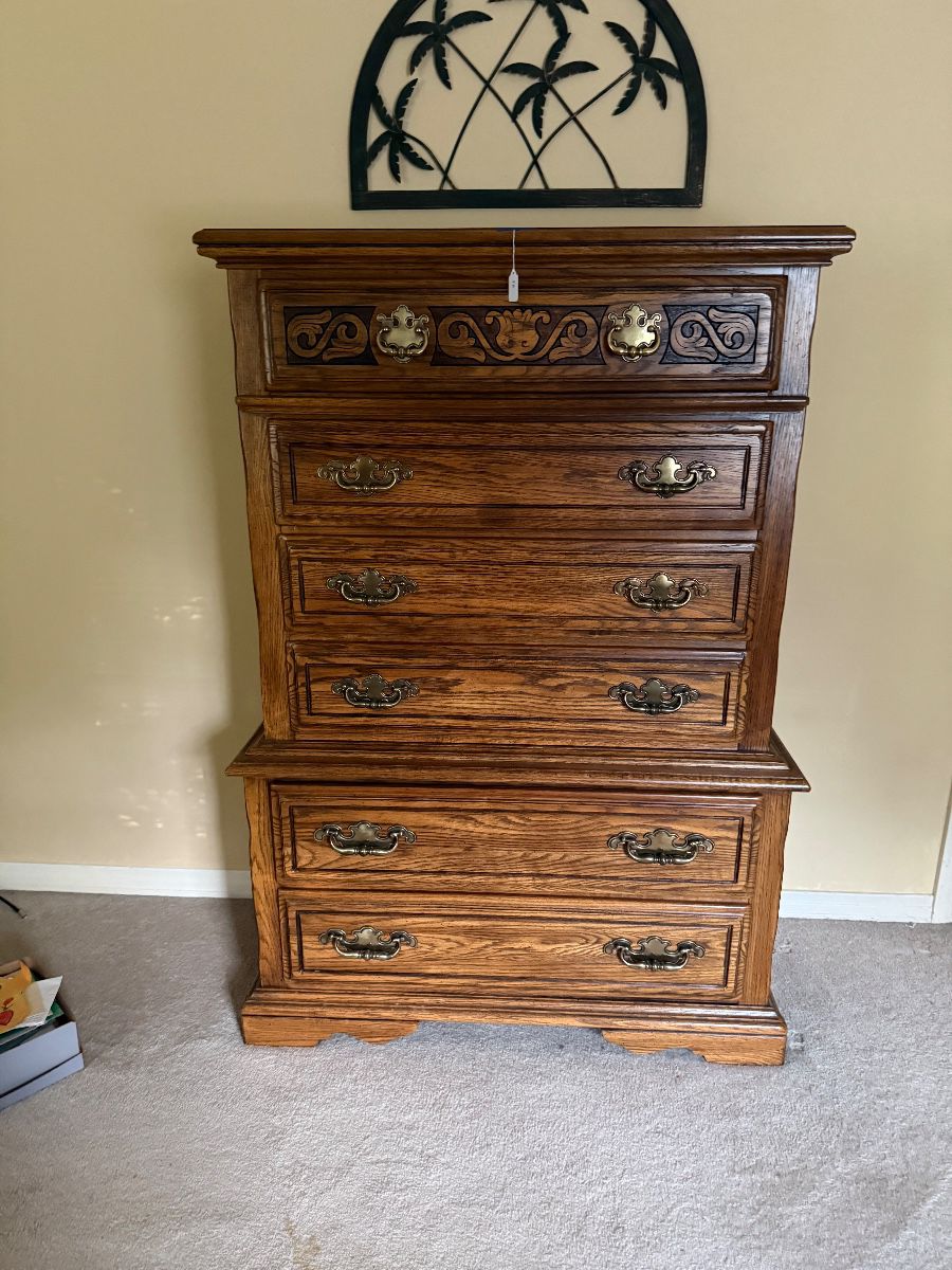 Solid oak dresser