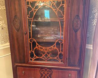 Mahogany China cabinet