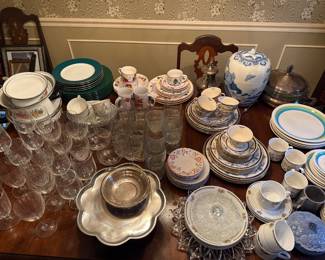 Lots of glassware