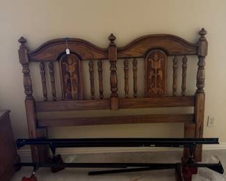 Solid oak headboard full size